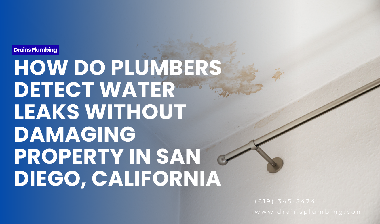 how plumbers find leaks without damage San Diego