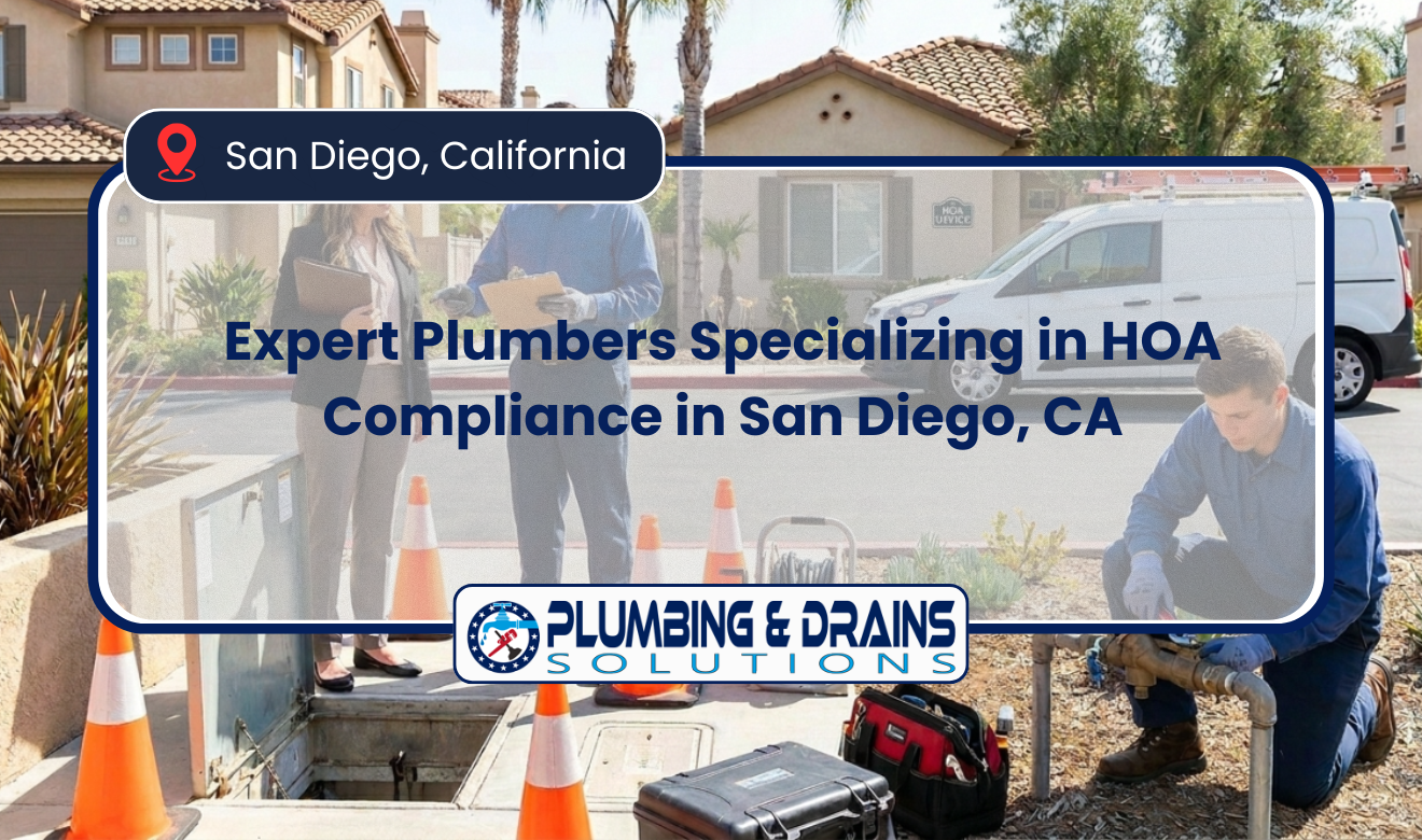 plumbers who work with HOAs in San Diego