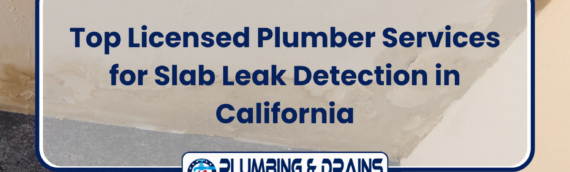 Top Licensed Plumber Services for Slab Leak Detection in California