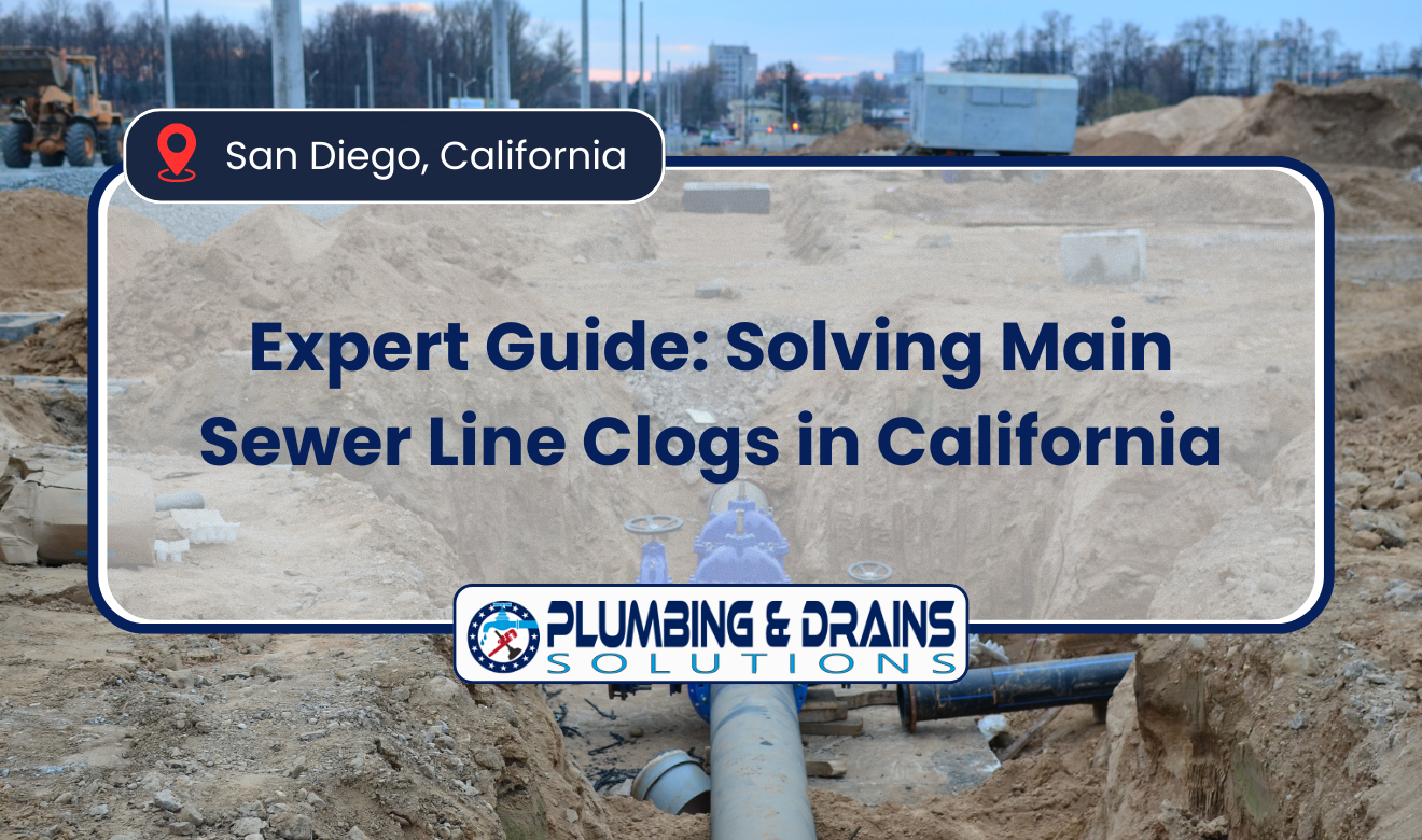 what to do for a main sewer line clog